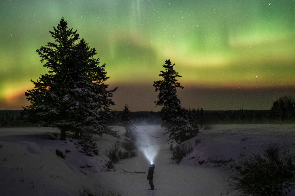 Noorderlicht in de winter | © Justin Olsvik