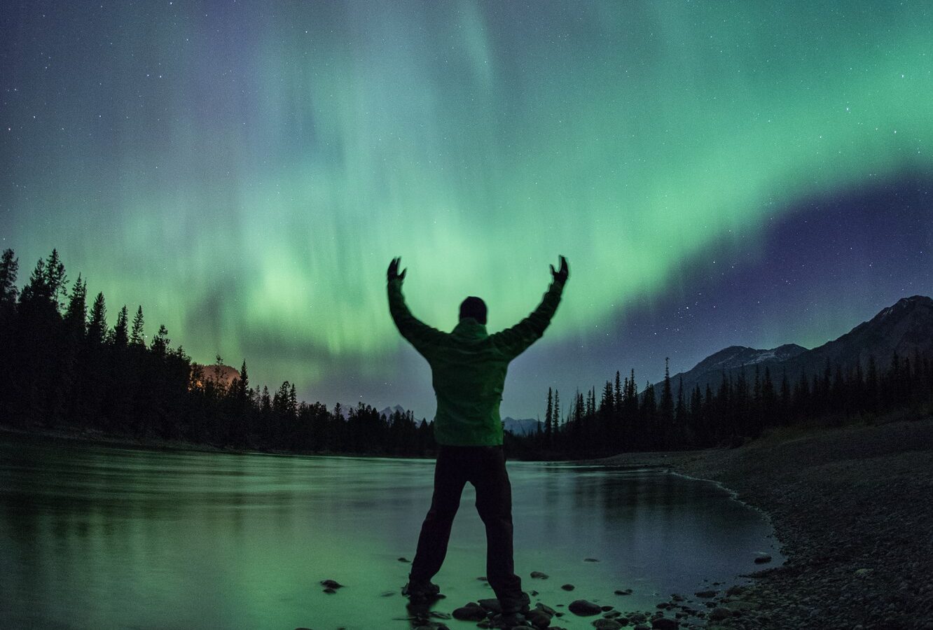 Northern Lights in Jasper National Park