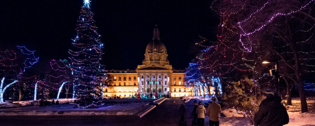 Edmonton by night